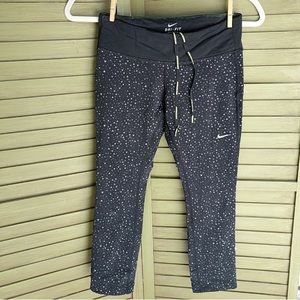Nike cropped running leggings- about 3/4 length